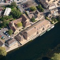 malthouse  St. Neots  from the air