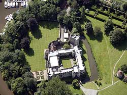 aerial photograph of allington castle