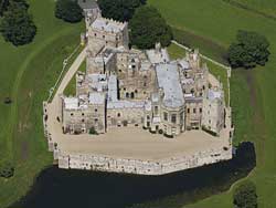 aerial
                  photograph of raby castle uk