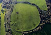 aerial photograph of Rhiwsaeson Hillfort
