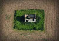 aerial photograph of the Chapel of St Andrew,
                    Barret Ringstead, Old Hunstanton - King's Lynn and
                    West Norfolk.