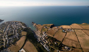 Port Gaverne from the air