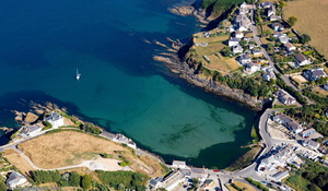 Portmellon Cornwall aerial photograph