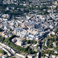 St Austell town centre  Cornwall aerial photograph