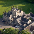 Aldingham Hall South Lakeland Cumbria from the air