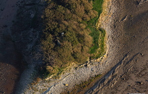 Chapel Island Cumbria aerial photograph  