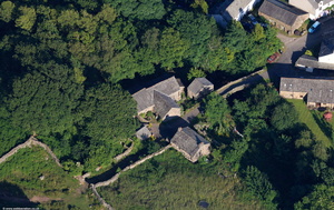 Eskdale Mill in the Lake District from the air