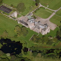 Greystoke Castle  aerial photograph  