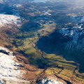 Great Langdale Lake District from the air