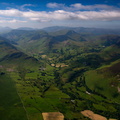 Newlands Valley Cumbria  from the air