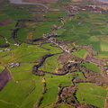 River Irt at Holmrook in the Lake District  from the air