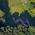 Roman Bathhouse at Ravenglass  Cumbria  from the air