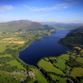 Skiddaw and Bassenthwaite Lake  from the air