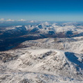 Snarker Pike, Lake District from the air