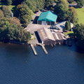 Windermere Jetty Museum, Windermere in the Lake District aerial photograph  