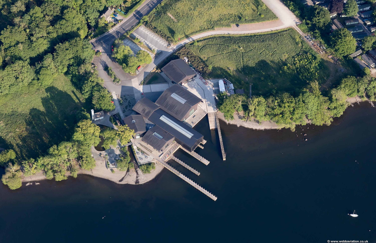 Windermere Jetty Museum  from the air