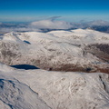 Birks and Black Crag  Lake District from the air