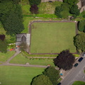 Bowling Green Chapel en le Frith Memorial Park Chapel-en-le-Frith from the air