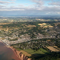 Sidmouth  Devon from the air