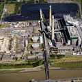 Tilbury power station from the air  