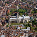 Canterbury Cathedra from the air