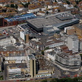 Folkestone town centre from the air