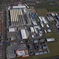 Squires gate business park  Blackpool aerial photo