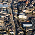  area around St James Syreet  Burnley aerial photograph