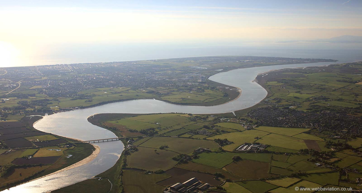River Wyre From The Air Aerial Photographs Of Great Britain By Jonathan C K Webb