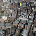 Oxford St Manchester M1 aerial photo 