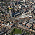 area around GMEX Manchester  old aerial photo from 2005