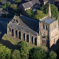 St Peter and St Paul's Church, Ormskirk  from the air
