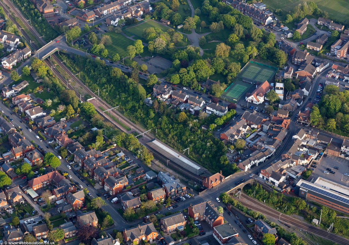 Poulton Le Fylde Railway Station From The Air Aerial Photographs Of Great Britain By Jonathan 