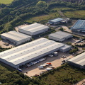 Agecroft Commerce Park Salford from the air 