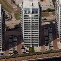 NV Building 2, Salford Quays from the air