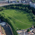 The Meadows Salford  from the air 