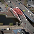 Trafford Road Swing Bridge  Salford Quays from the air