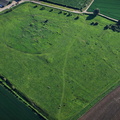 Bardney Abbey Lincolnshire from the air