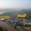 Flixborough Lincolnshire UK   aerial photograph