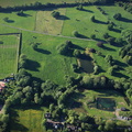Legbourne Priory  Lincolnshire  from the air