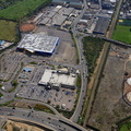 Meridian Water railway station site  from the air
