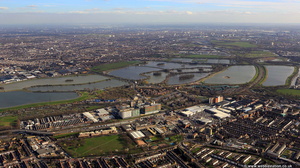 Tottenham Hale  London N15  from the air