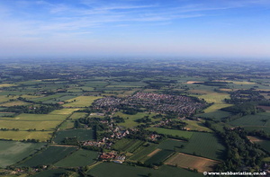 Mulbarton Norfolk  aerial photo