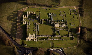 Byland Abbey aerial photos  