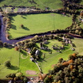 Easby Abbey , North Yorkshire from the air 