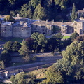 Skipton Castle aerial photograph