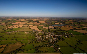 Upper Boddington  Northamptonshire from the air