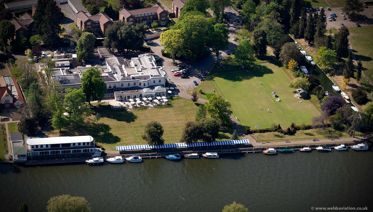 Phyllis Court Club, Henley-on-Thames from the air | aerial photographs of  Great Britain by Jonathan . Webb
