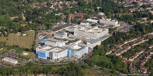 John Radcliffe Hospital Oxford UK aerial photograph