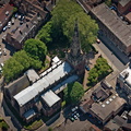 St Mary's Church, Shrewsbury aerial photo